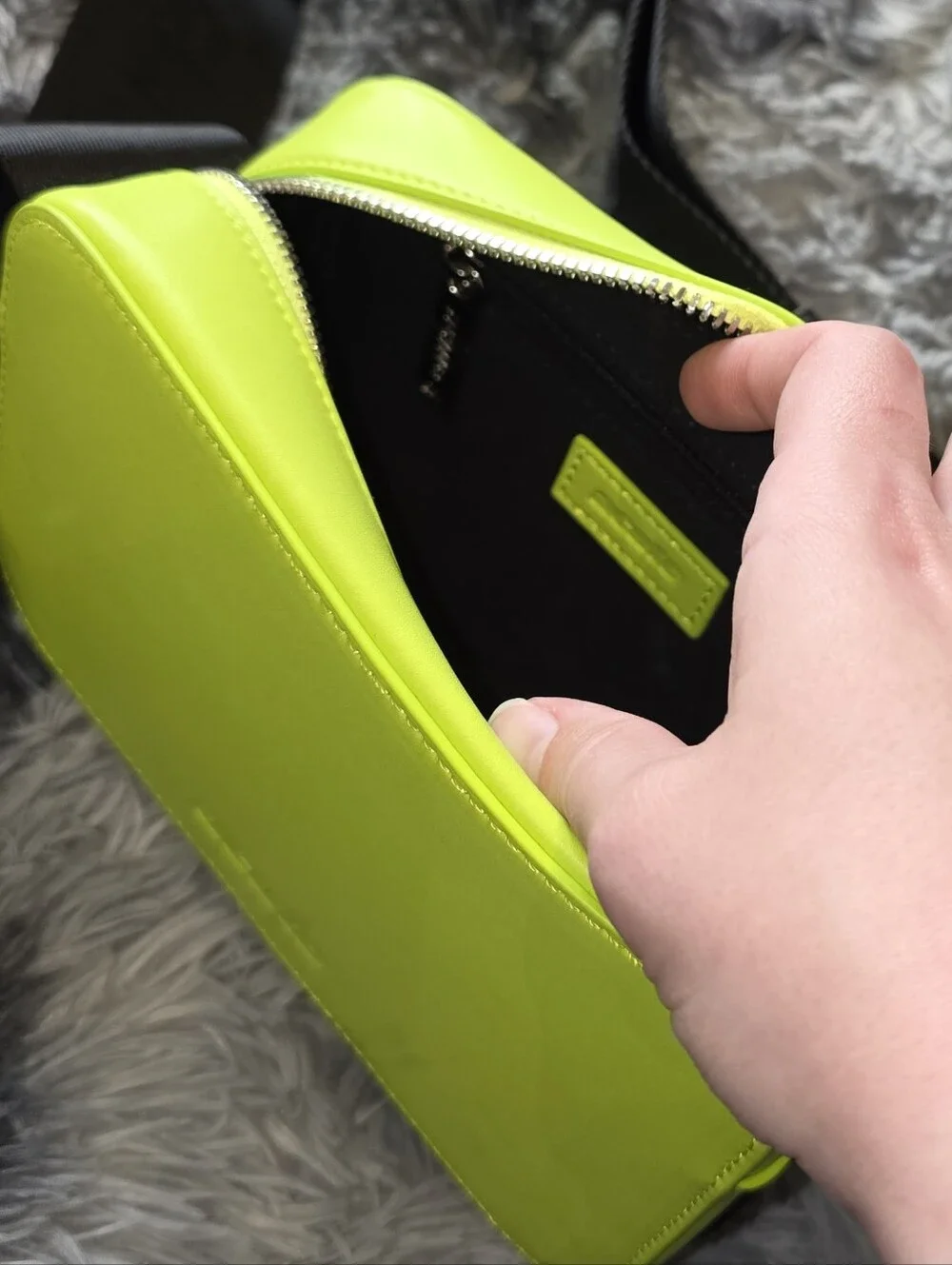 Acute Neon Yellow Crossbody Bag